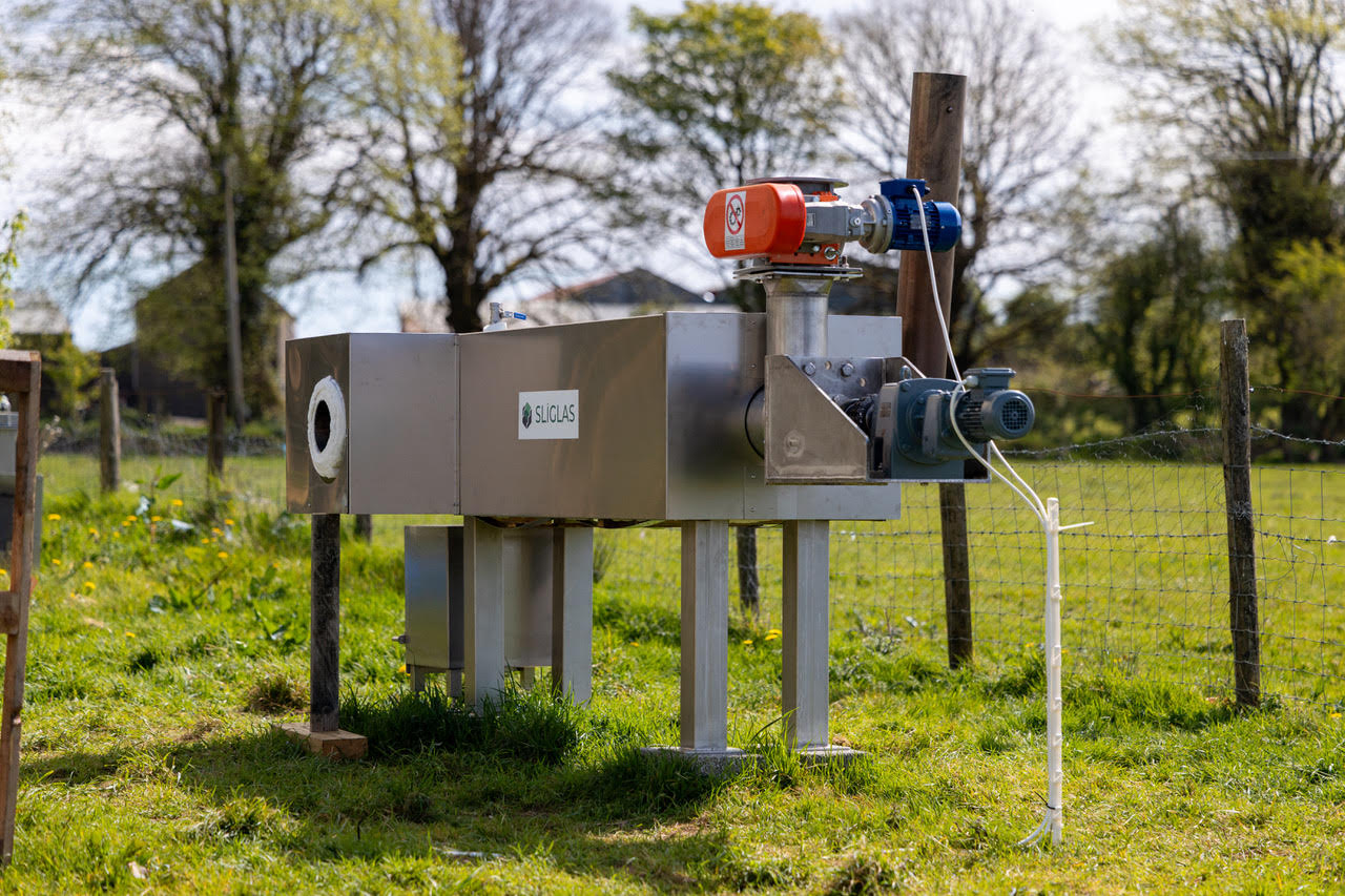 Slíglas Generation 2 reactor, angled view, installed on a Sligo farm